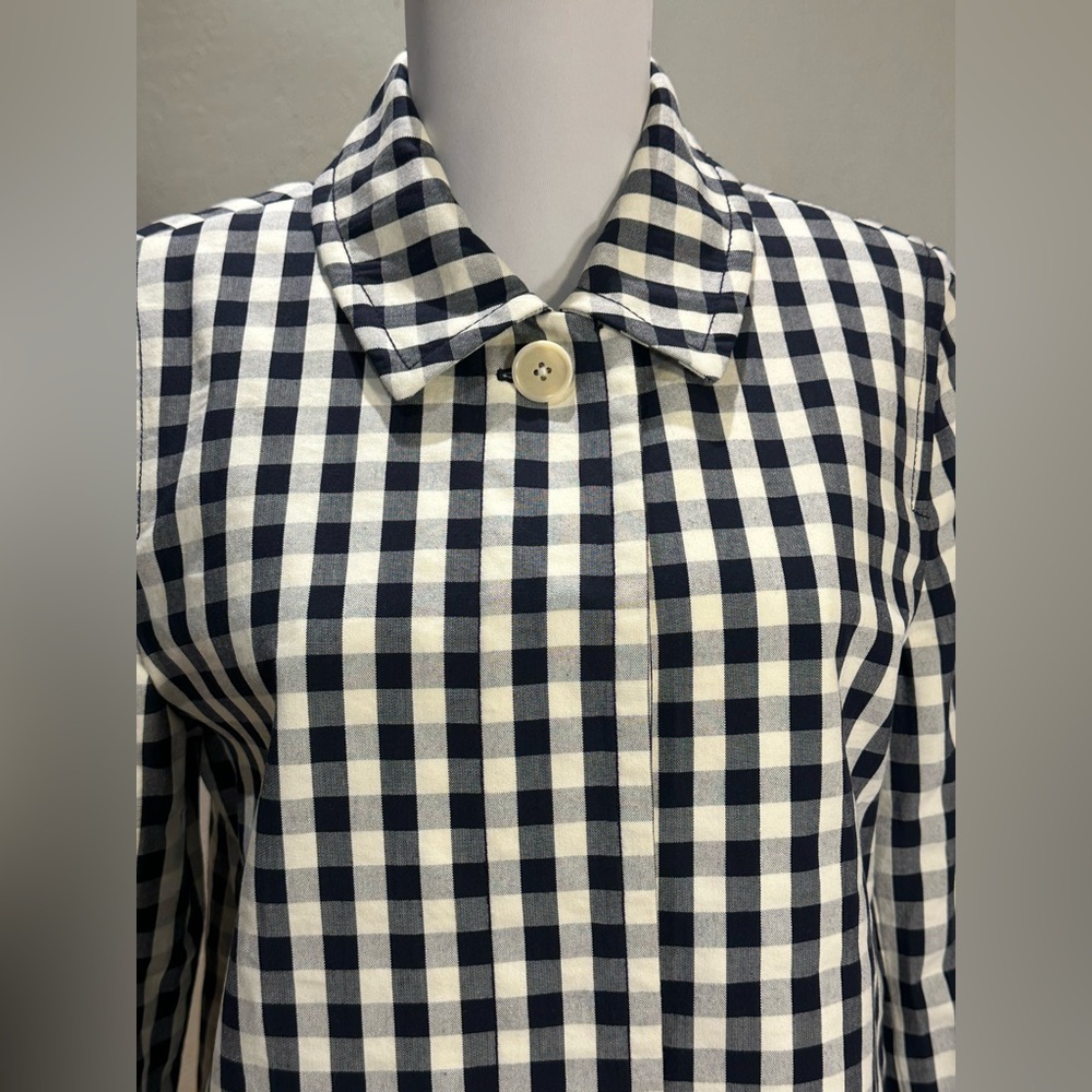 J. Crew Navy & Ivory Jacket Sz 6 - Picture 2 of 12